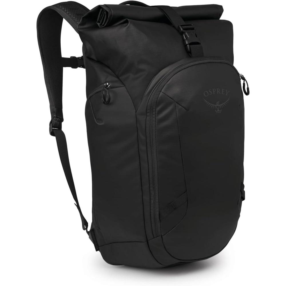 imageOsprey Transporter Roll Top Commuter Backpack Raven BlackRaven Black