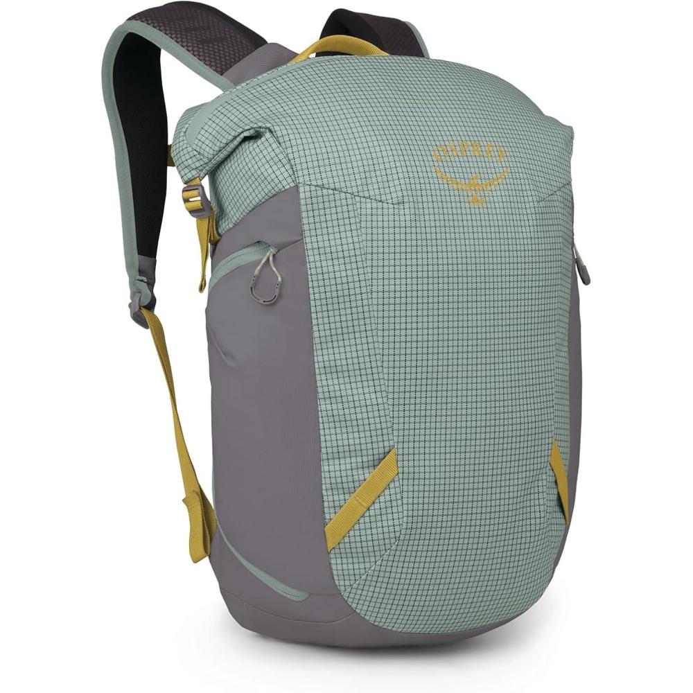 imageOsprey Transporter Zinch WaterResistant Commuter Pack Pine LeafFrosty MintSoundwave Grey