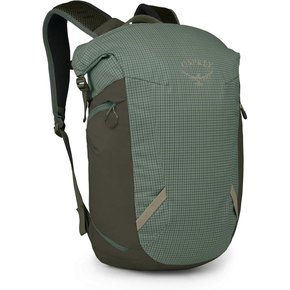 imageOsprey Transporter Zinch WaterResistant Commuter Pack Pine LeafPine LeafEarl Grey
