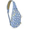 Daisy Print-sevres Blue