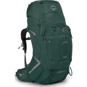 Osprey Aether Plus 70L Men’s Backpacking Backpack, Black, L/XL(Axo Green)