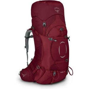 Osprey Ariel 55L Women’s Backpacking Backpack, Ceramic Blue, WM/L(Claret Red)