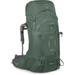 Osprey Ariel 65L Women’s Backpacking Backpack, Ceramic Blue, WM/L, Extended Fit(Koseret Green)