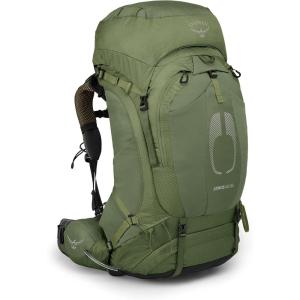 Osprey Atmos AG 65L Men’s Backpacking Backpack, Black, L/XL(Mythical Green)