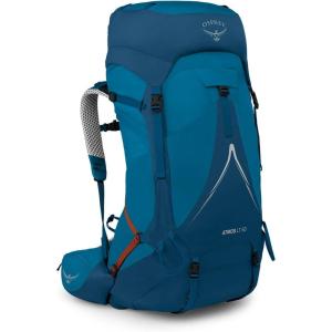 Osprey Atmos AG LT 50L Men’s Backpacking Backpack, Scenic Valley/Green Peppercorn, L/XL(Night Shift/Scoria Blue)