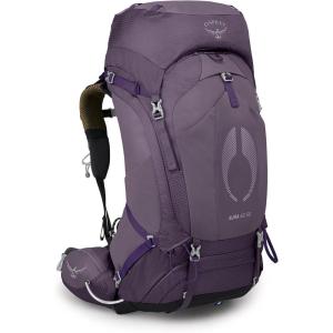 Osprey Aura AG 50L Women’s Backpacking Backpack, Berry Sorbet Red, WXS/S(Enchantment Purple)