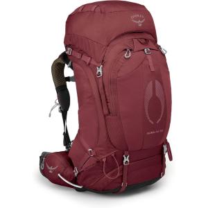 Osprey Aura AG 65L Women’s Backpacking Backpack, Berry Sorbet Red, WM/L(Berry Sorbet Red)