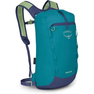 Osprey Daylite Cinch Backpack, Black(Blue Spikemass/Alkaline)