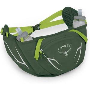Osprey Duro Dyna Hydration Waist Pack with Hydraulics Soft Flasks for Running(Seaweed Green/Limon)