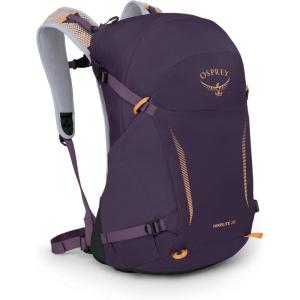 Osprey Hikelite 26L Hiking Backpack for Men and Women – Lightweight Daypack with Breathable Backpanel and Raincover – Ideal for Day Hikes, Travel, and Everyday Use in Any Weather, Black(Purple Ink/Purple Dusk/Cheddar Orange)