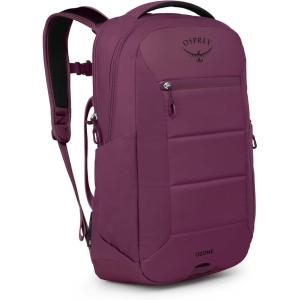 Osprey Ozone Laptop Backpack with Ventilated AirScape™ Backpanel – Lightweight Travel Backpack with 16” Laptop Sleeve – Carry-On Compatible Travel Bag for Men and Women, Black(Moody Burgundy)