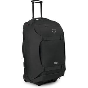 Osprey Sojourn Shuttle 36″/130L Wheeled Duffel Luggage, Koseret Green(Black)