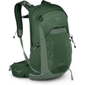 Osprey Talon 22L Men’s Lightweight Hiking Backpack – Small Daypack for Travel & Camping, Scoria Blue/Night Shift(Green Canopy/Pine Leaf)