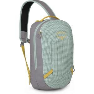 Osprey Transporter Crossbody Shoulder Sling, Pine Leaf(Frosty Mint/Soundwave Grey)