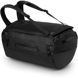 Osprey Transporter Lightweight Travel Duffel Bag – Extra Large Water Resistant Durable Gear Bag for Men and Women(Raven Black)