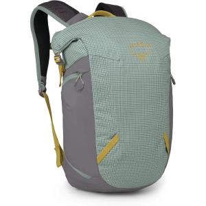 Osprey Transporter Zinch Water-Resistant Commuter Pack, Pine Leaf(Frosty Mint/Soundwave Grey)