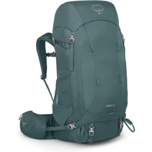 Osprey Viva 65L Women’s Backpacking Backpack, Tunnel Vision Grey, Extended Fit(Succulent Green)