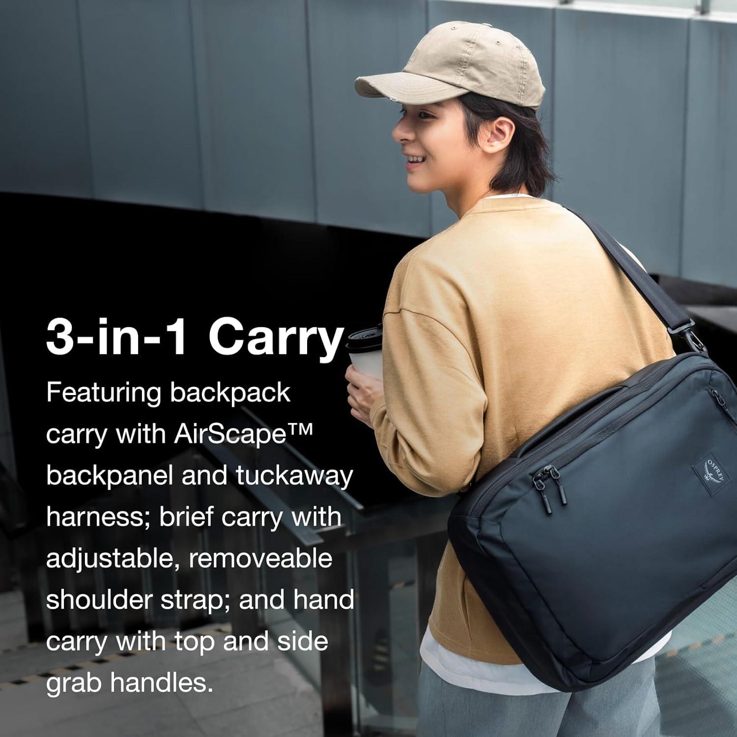 imageOsprey Aoede 25L Commuter Briefcase Backpack BlackBlack