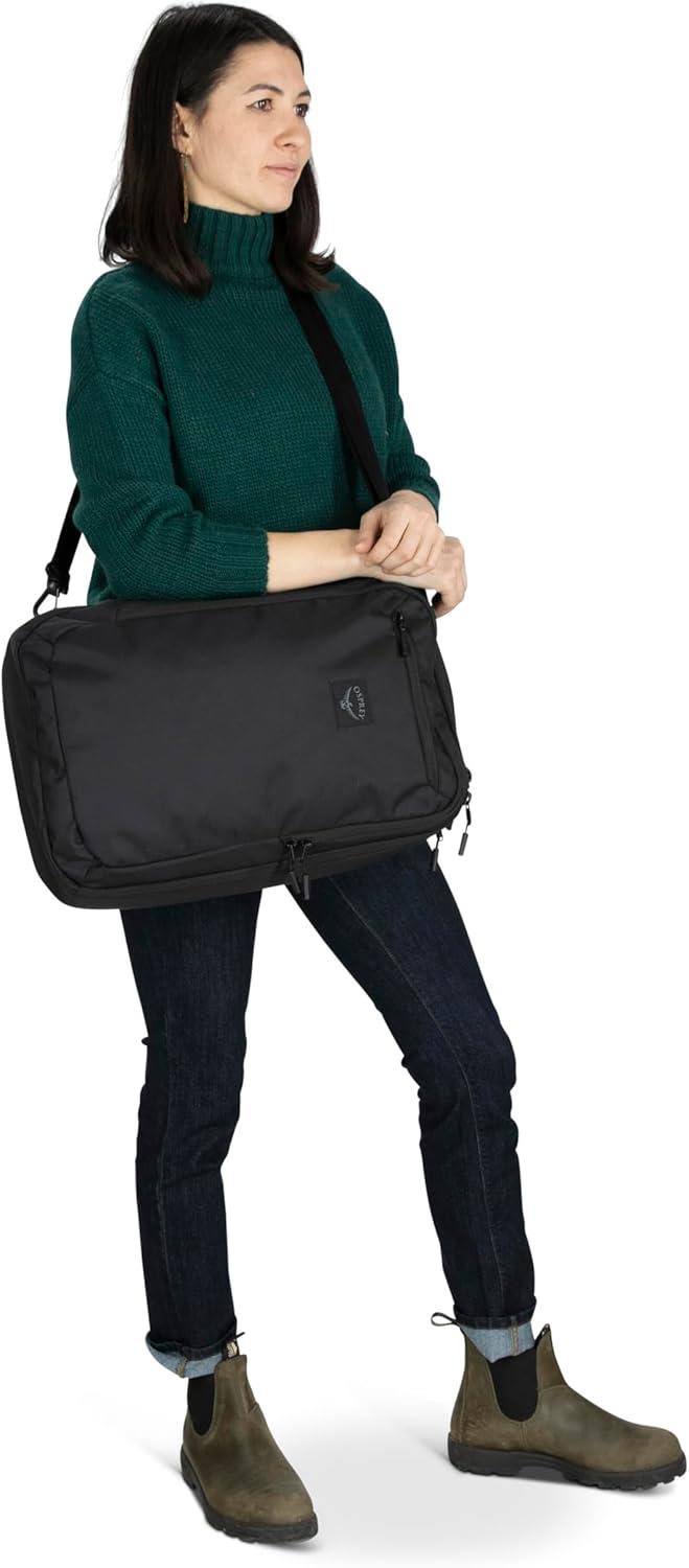 imageOsprey Aoede 25L Commuter Briefcase Backpack BlackMagma Brown