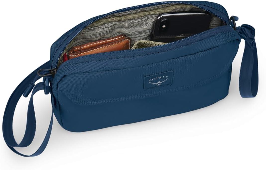 imageOsprey Aoede 2L Commuter Crossbody Bag BlackAntique Blue