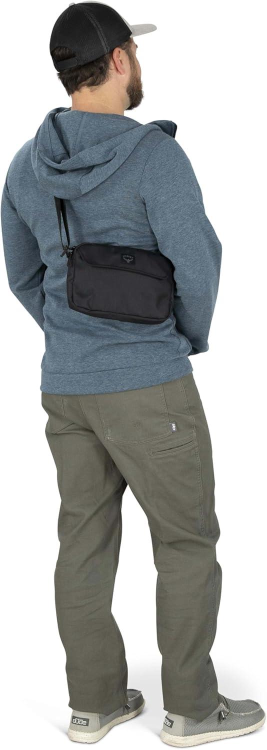 imageOsprey Aoede 2L Commuter Crossbody Bag BlackAntique Blue