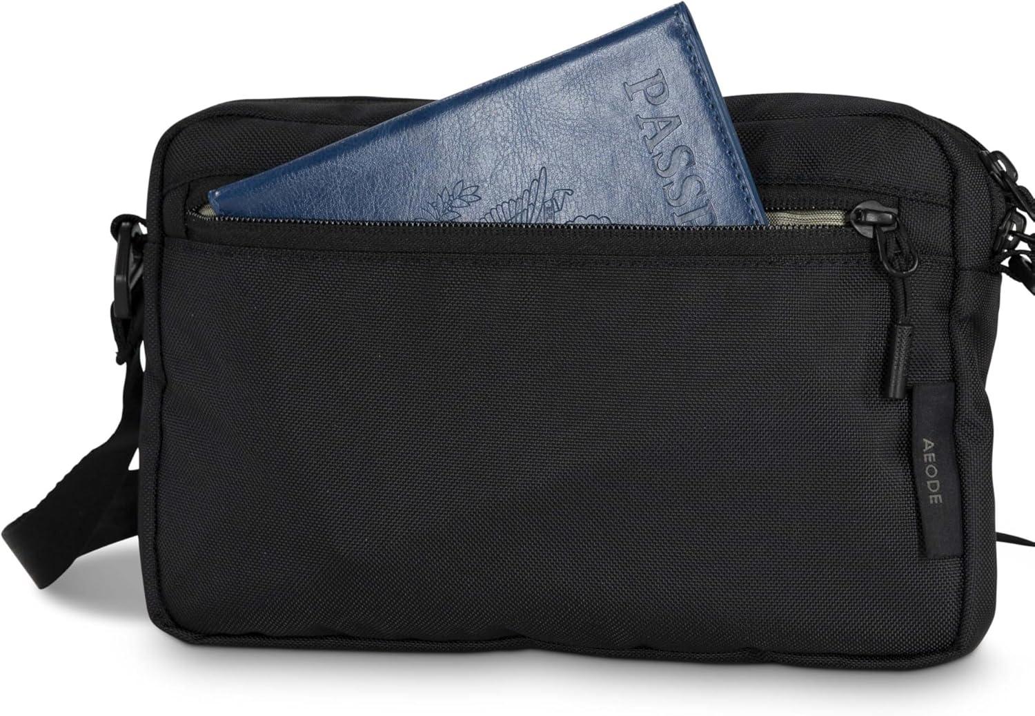 imageOsprey Aoede 2L Commuter Crossbody Bag BlackAntique Blue