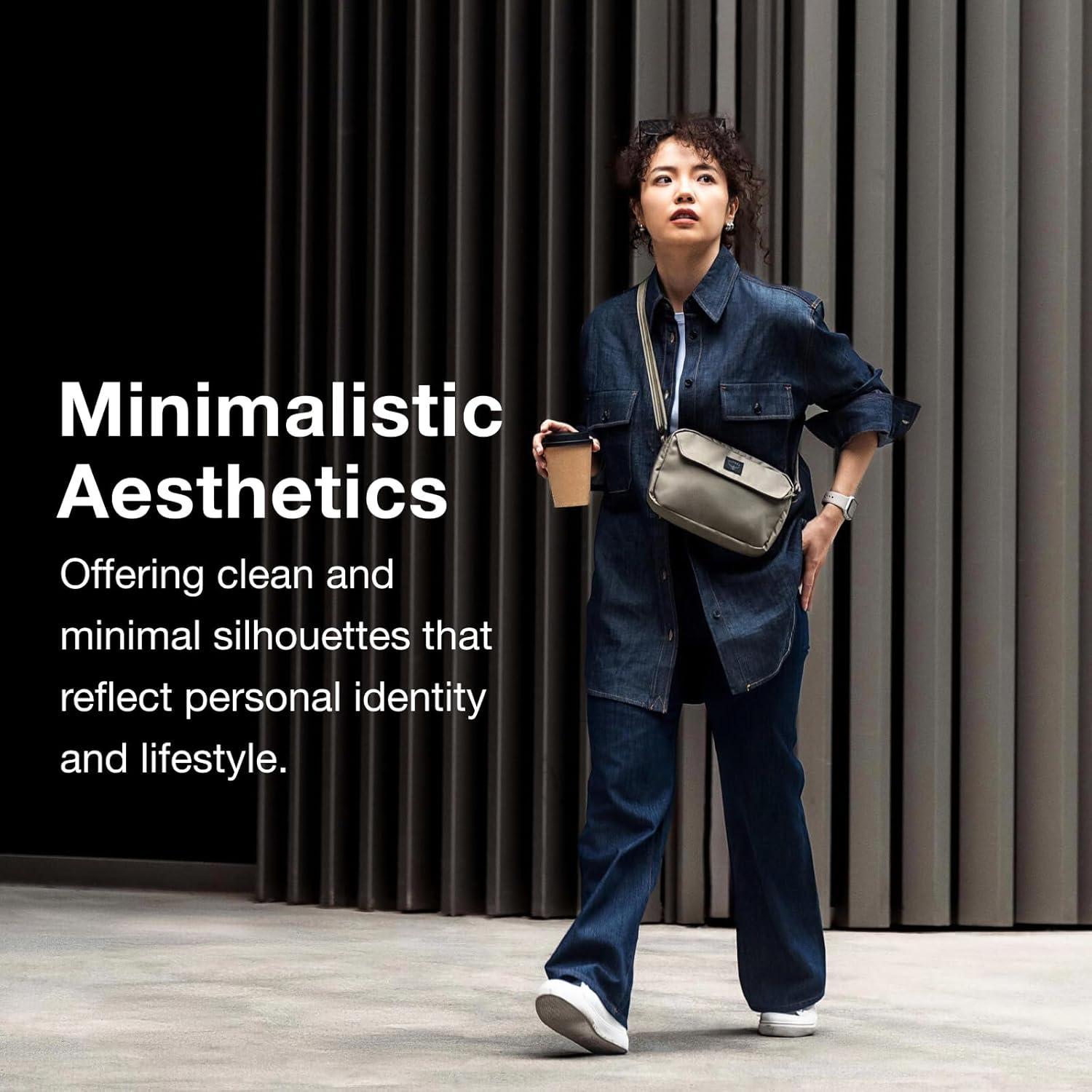 imageOsprey Aoede 2L Commuter Crossbody Bag BlackMagma Brown