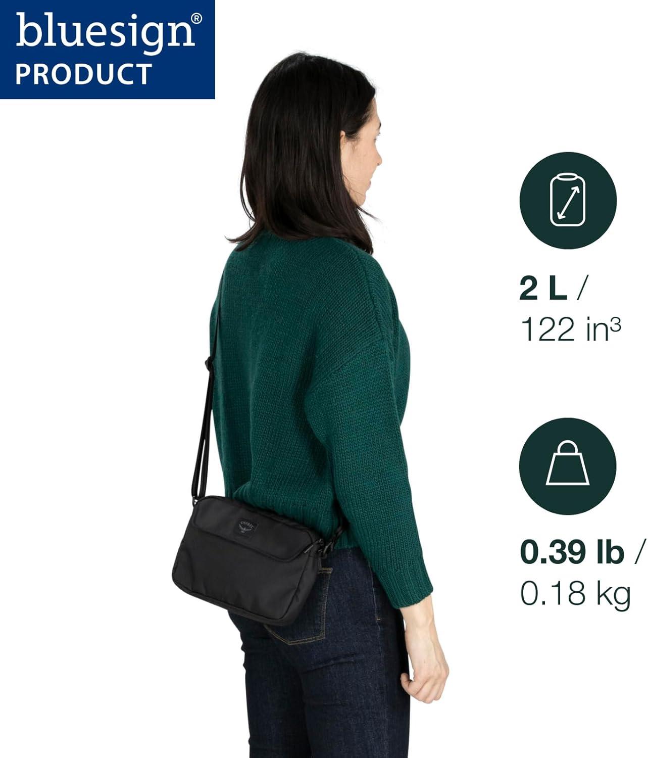 imageOsprey Aoede 2L Commuter Crossbody Bag BlackMagma Brown