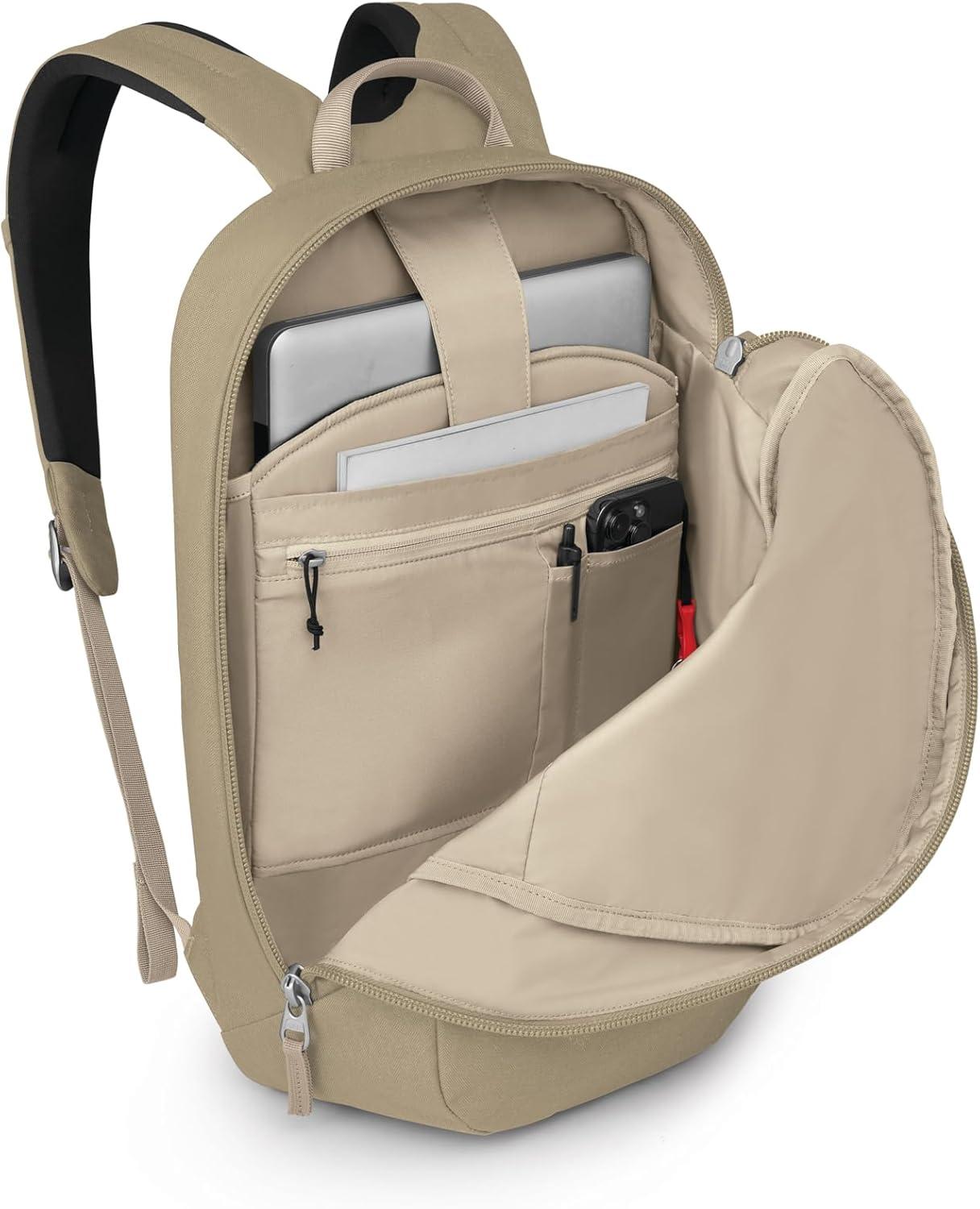 imageOsprey Arcane Large Day Commuter Backpack BlackLatte Brown