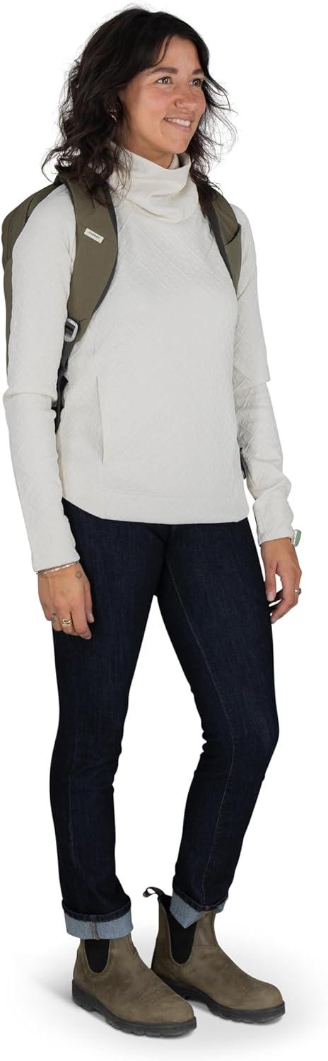 imageOsprey Arcane Large Day Commuter Backpack BlackRed Pampas Heather