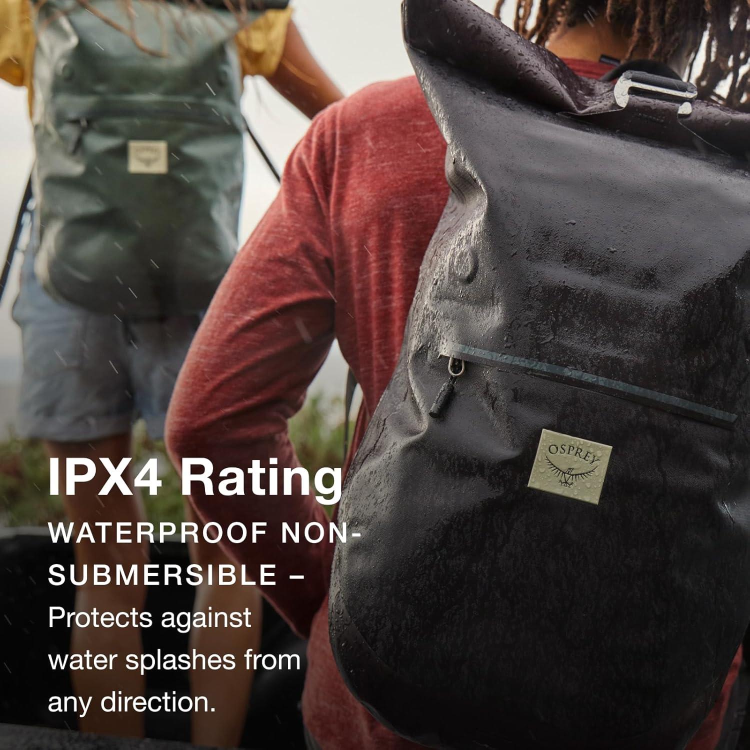 imageOsprey Arcane Roll Top 18L Waterproof Laptop Backpack Acorn RedAcorn Red