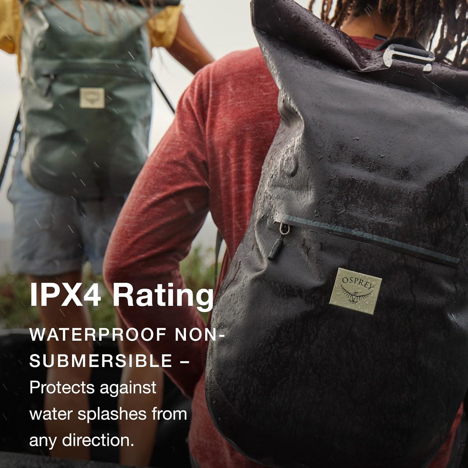 imageOsprey Arcane Roll Top 18L Waterproof Laptop Backpack Acorn RedAcorn Red