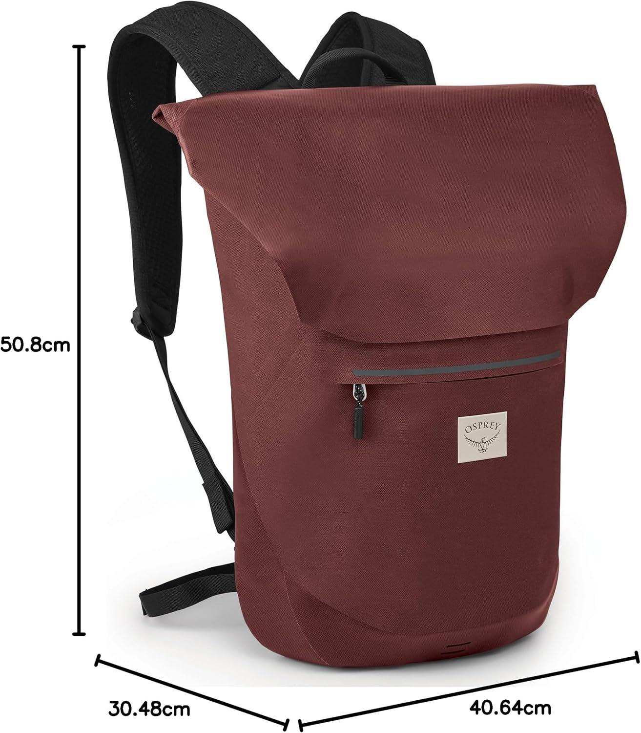 imageOsprey Arcane Roll Top 18L Waterproof Laptop Backpack Acorn RedAcorn Red