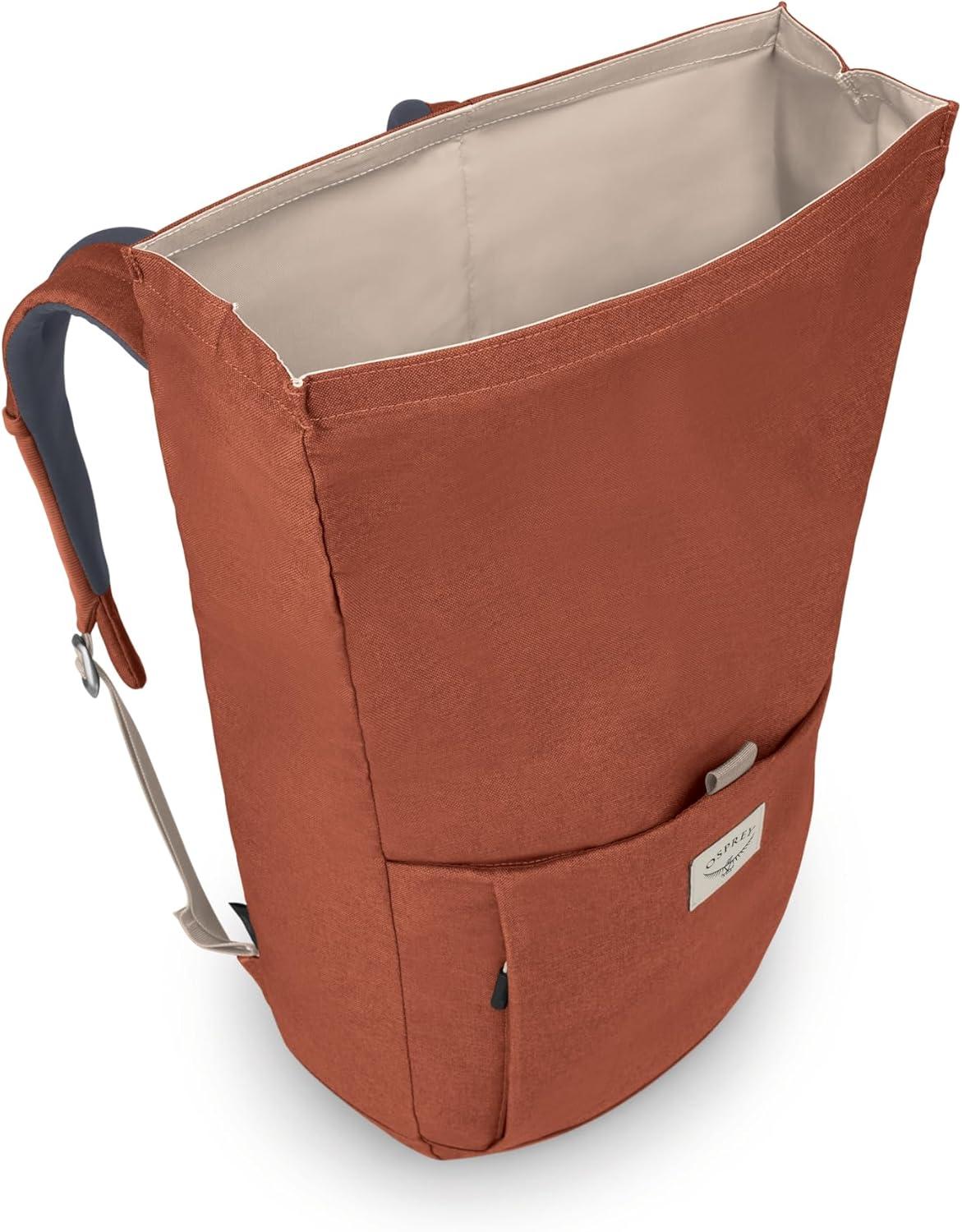 imageOsprey Arcane Roll Top Commuter Backpack Porcelain Orange HeatherPorcelain Orange Heather