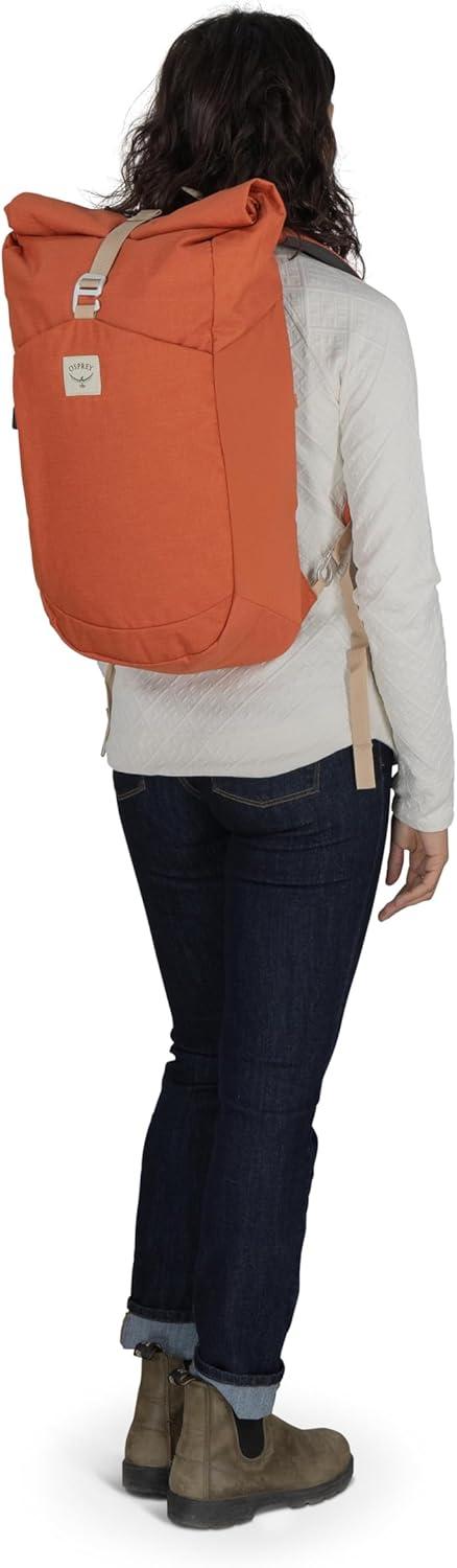 imageOsprey Arcane Roll Top Commuter Backpack Porcelain Orange HeatherPorcelain Orange Heather