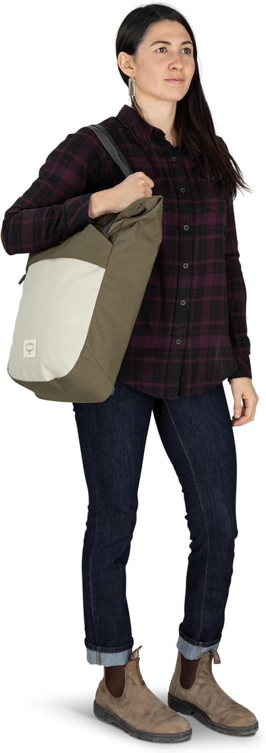 imageOsprey Arcane Zip Top Tote Backpack Earl GreySandy Grey Heather
