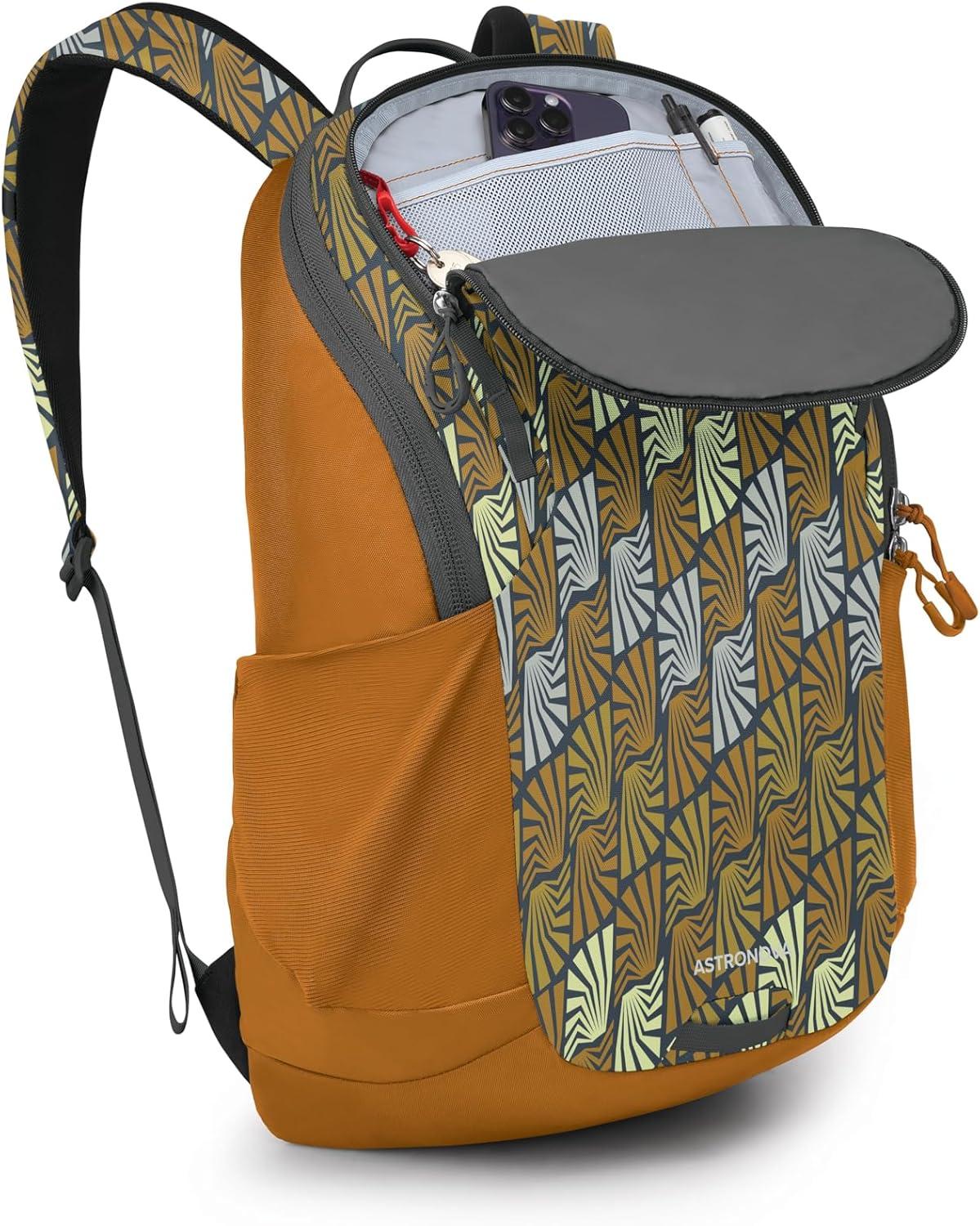 imageOsprey Astronova Campus Laptop BackpackKazuma Print Toffee Orange