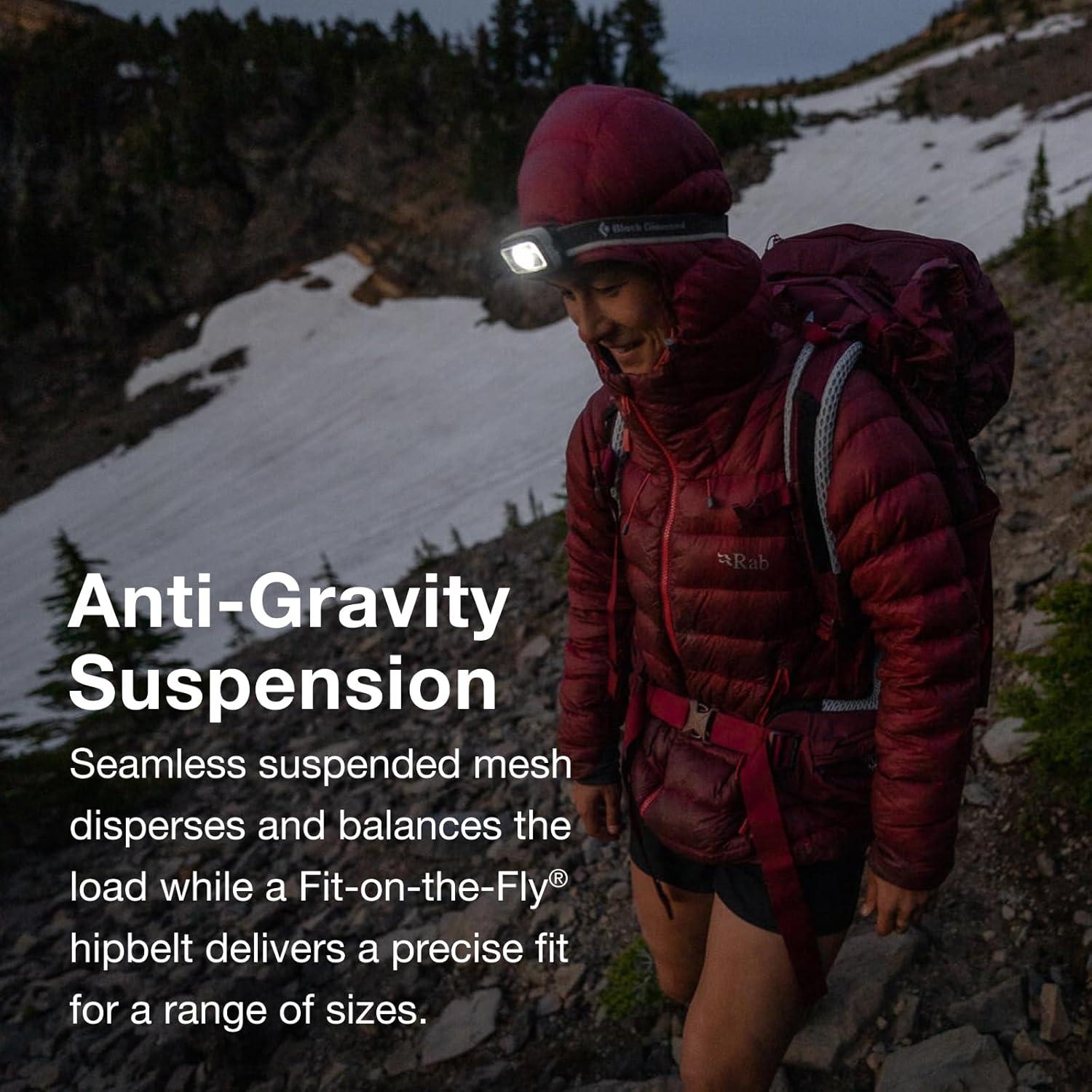 imageOsprey Aura AG LT 65L Womens Backpacking Backpack KoseretDarjeeling Spring Green WXSSAntidote Purple