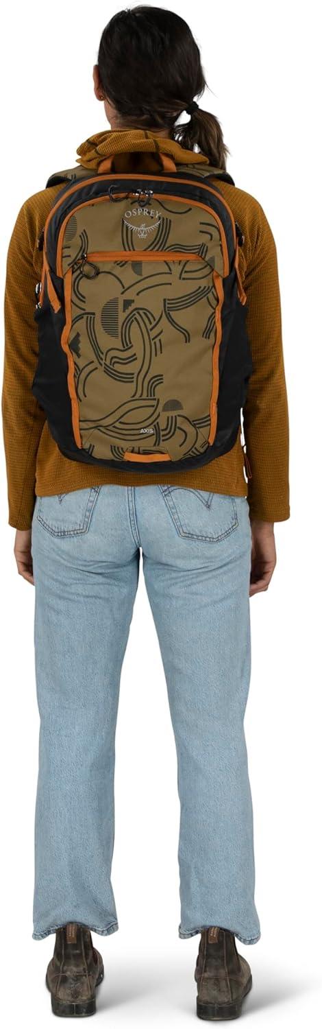 imageOsprey Axis Laptop Backpack Sleek Everyday Pack with Laptop Sleeve Water Bottle Pockets ampamp Compression StrapsBlack