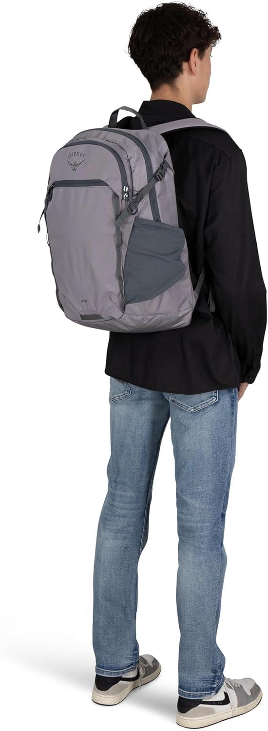 imageOsprey Axis Laptop Backpack Sleek Everyday Pack with Laptop Sleeve Water Bottle Pockets ampamp Compression StrapsFirestarter Orange