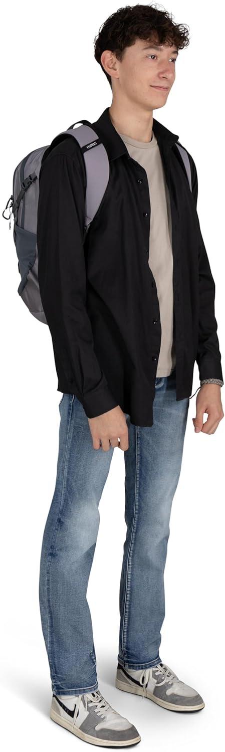 imageOsprey Axis Laptop Backpack Sleek Everyday Pack with Laptop Sleeve Water Bottle Pockets ampamp Compression StrapsFirestarter Orange