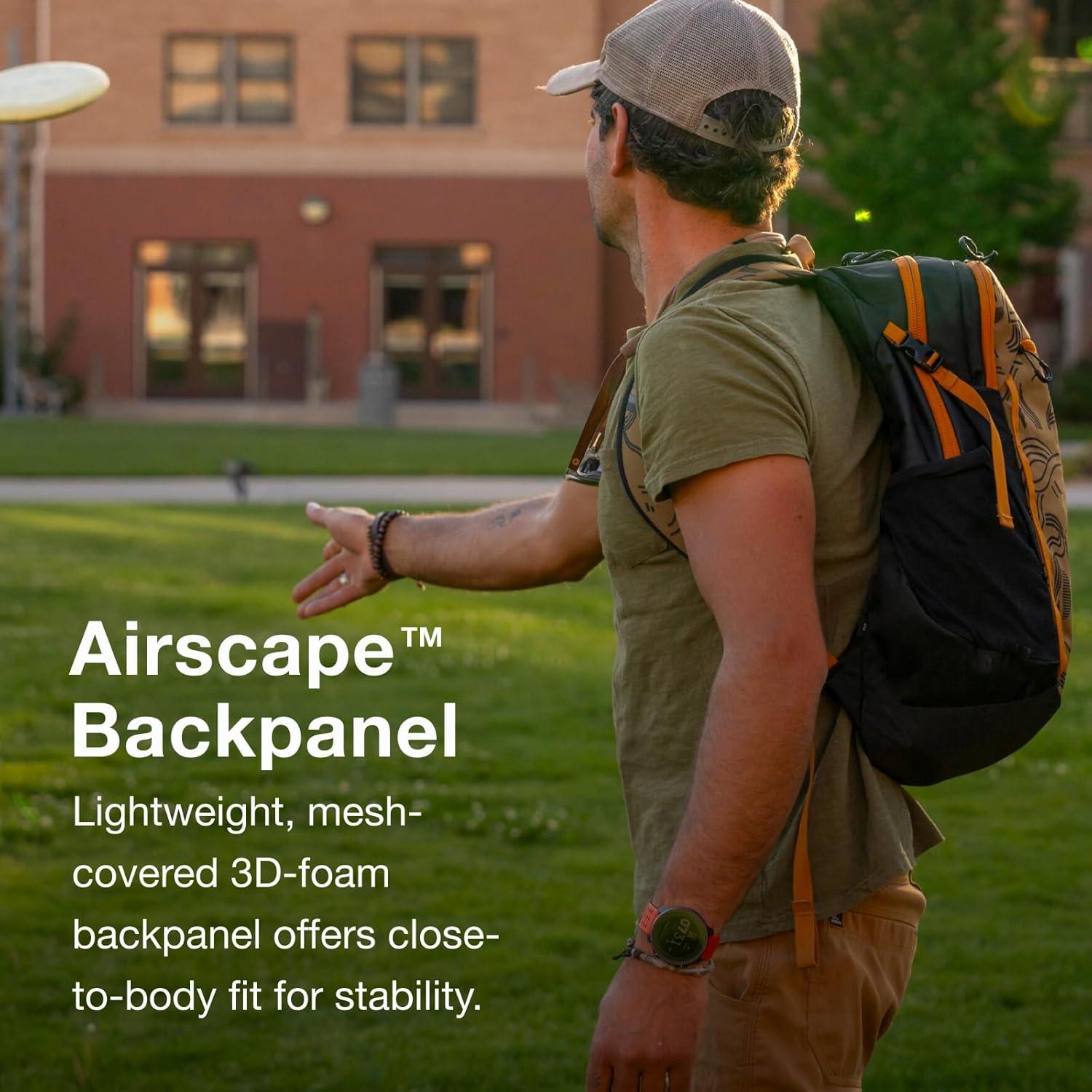 imageOsprey Axis Laptop Backpack Sleek Everyday Pack with Laptop Sleeve Water Bottle Pockets ampamp Compression StrapsFirestarter Orange