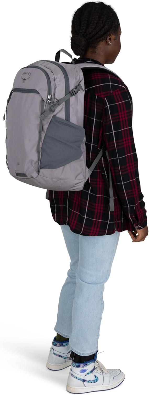 imageOsprey Axis Laptop Backpack Sleek Everyday Pack with Laptop Sleeve Water Bottle Pockets ampamp Compression StrapsFirestarter Orange