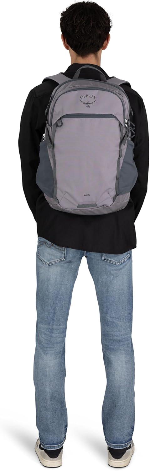 imageOsprey Axis Laptop Backpack Sleek Everyday Pack with Laptop Sleeve Water Bottle Pockets ampamp Compression StrapsFirestarter Orange