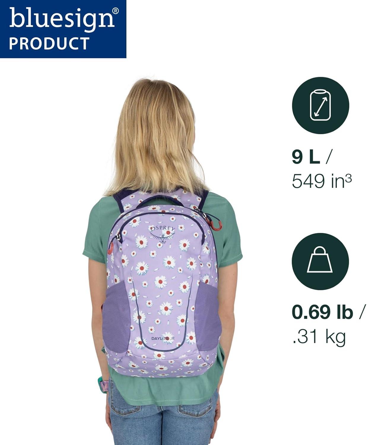 imageOsprey Daylite Jr Kids Commuter Backpack Space Travel PrintAntique BlueAlpin BlueBlue Flame