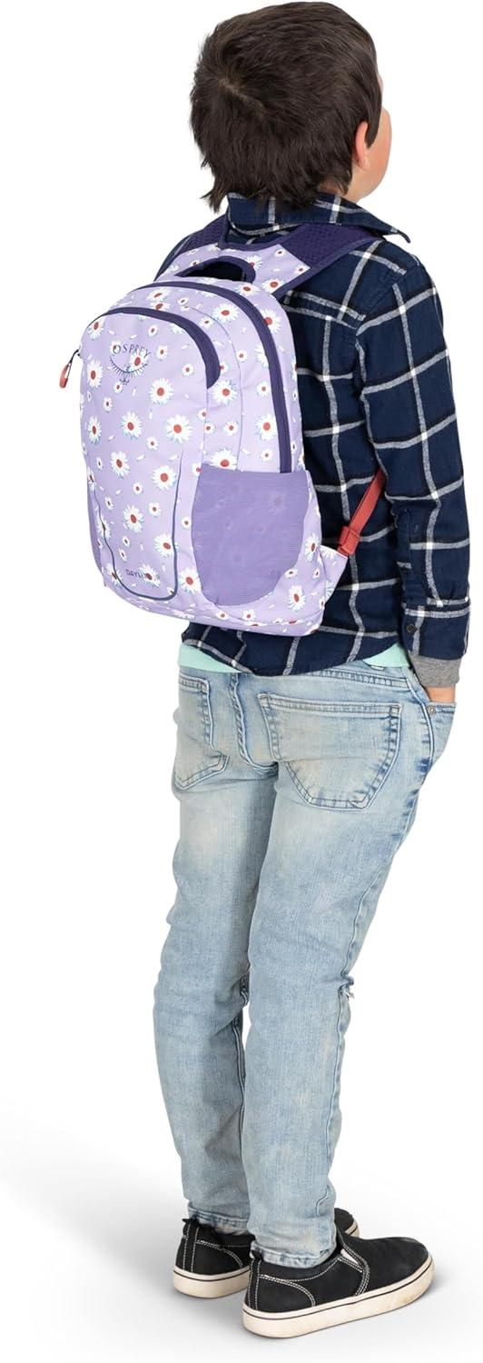 imageOsprey Daylite Jr Kids Commuter Backpack Space Travel PrintAntique BlueDaisy PrintEuphoria Purple