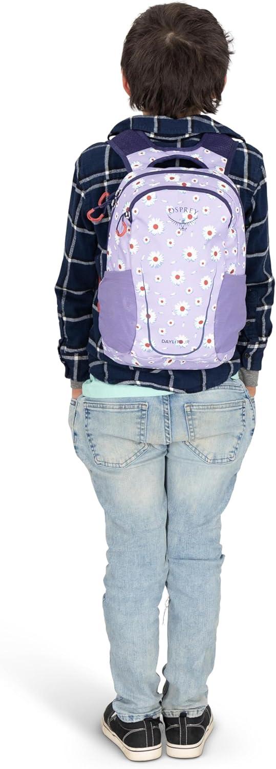 imageOsprey Daylite Jr Kids Commuter Backpack Space Travel PrintAntique BlueDaisy PrintEuphoria Purple