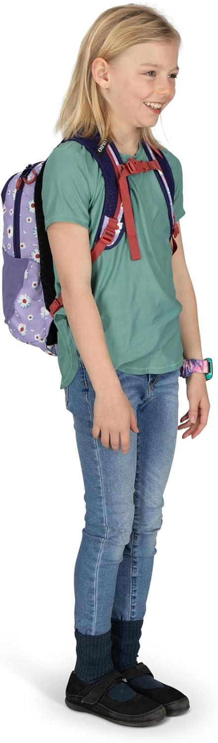 imageOsprey Daylite Jr Kids Commuter Backpack Space Travel PrintAntique BlueDaisy PrintEuphoria Purple