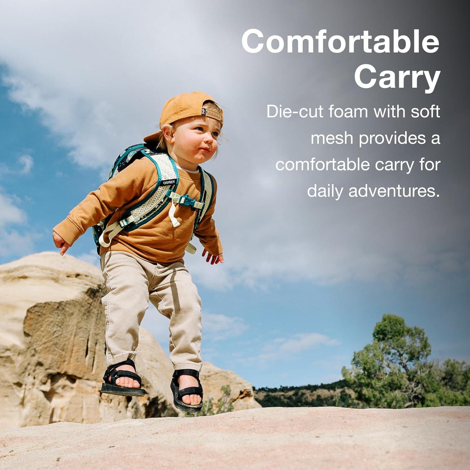 imageOsprey Daylite Jr Kids Commuter Backpack Space Travel PrintAntique BlueHotspot PinkFrosty Mint