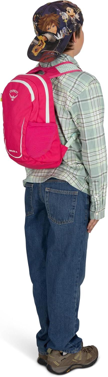 imageOsprey Daylite Jr Kids Commuter Backpack Space Travel PrintAntique BlueHotspot PinkFrosty Mint